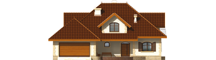 Projekt domu Marysia III G2 - elewacja frontowa