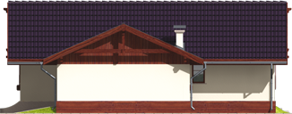 Romina G1 - Projekt domu Romina G1 - elewacja lewa