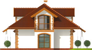 Iva G2 - Projekt domu Iwa G2 - elewacja lewa