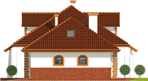 Iva G2 - Projekt domu Iwa G2 - elewacja prawa