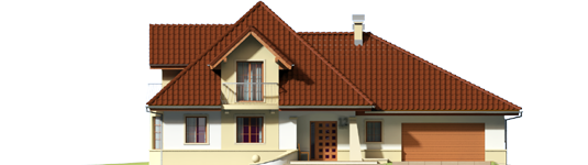 Henry G2 - Projekt domu Henry G2 - elewacja frontowa