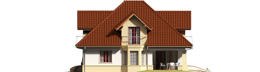 Henry G2 - Projekt domu Henry G2 - elewacja lewa