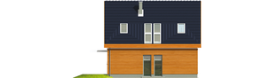 Projekt domu Fabrycja G2 - elewacja lewa