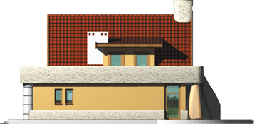 Fred G1 - Projekty domów ARCHIPELAG - Fred G1 - elewacja prawa