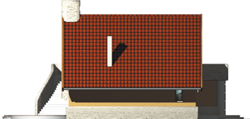 Fred G1 - Projekty domów ARCHIPELAG - Fred G1 - elewacja lewa