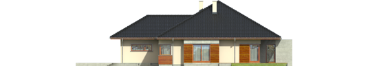 Megan G2 - Projekt domu Megan G2 - elewacja prawa