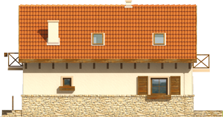 Mari - Projekt domu Marika - elewacja prawa