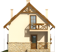 Mari - Projekt domu Marika - elewacja frontowa