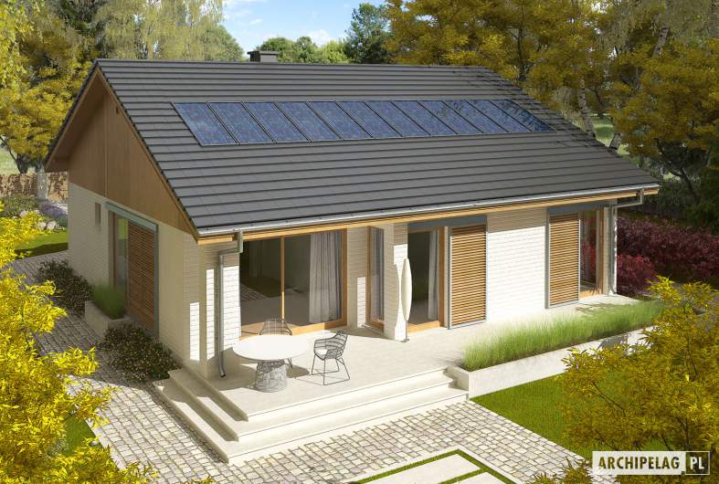 Projekt domu Rafael G1 (30 stopni) - widok z góry