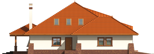 Severina G2 - Projekty domów ARCHIPELAG - Seweryna G2 - elewacja lewa