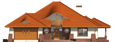 Severina G2 - Projekty domów ARCHIPELAG - Seweryna G2 - elewacja frontowa