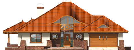 Severina G2 - Projekty domów ARCHIPELAG - Seweryna G2 - elewacja frontowa