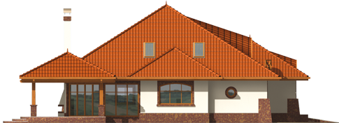 Severina G2 - Projekty domów ARCHIPELAG - Seweryna G2 - elewacja prawa