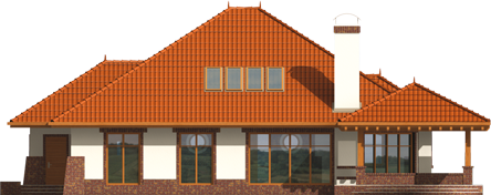 Severina G2 - Projekty domów ARCHIPELAG - Seweryna G2 - elewacja tylna