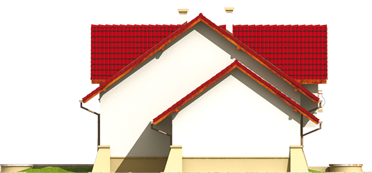 Gertruda G1 - Projekt domu Gertruda G1 - elewacja lewa