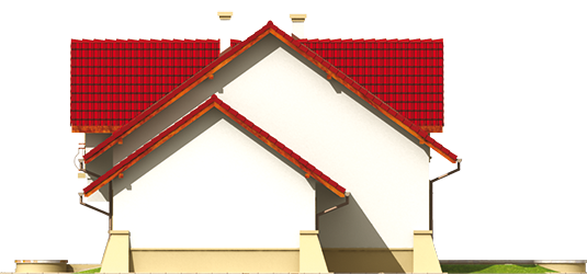 Gertruda G1 - Projekt domu Gertruda G1 - elewacja lewa