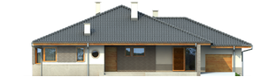 Projekt domu Florenc III G1 - elewacja frontowa