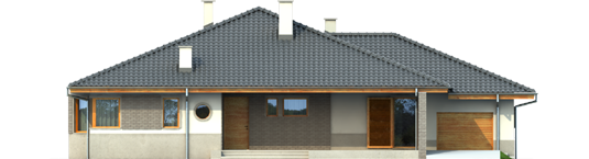 Florence III G1 - Projekt domu Florenc III G1 - elewacja frontowa