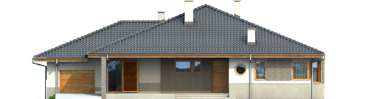 Florence III G1 - Projekt domu Florenc III G1 - elewacja frontowa