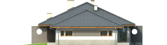 Florence III G1 - Projekt domu Florenc III G1 - elewacja prawa