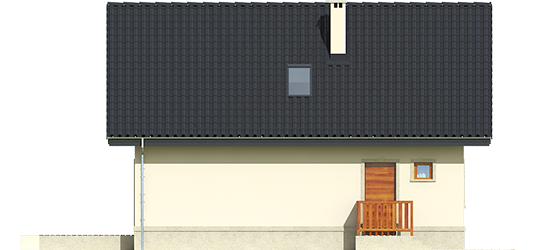 Mary - Projekty domów ARCHIPELAG - Martusia - elewacje tylna