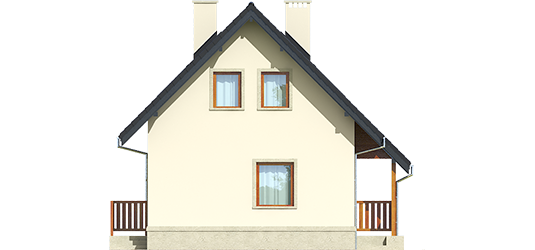 Mary - Projekty domów ARCHIPELAG - Martusia - elewacje lewa