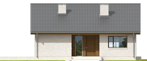 Rafael V - Projekt domu Rafael V - elewacja frontowa