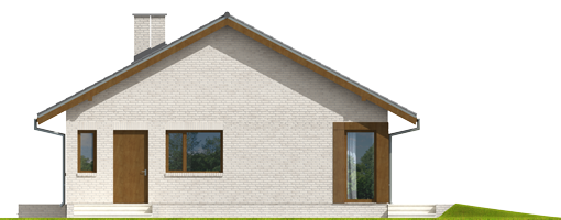 Rafael V - Projekt domu Rafael V - elewacja lewa