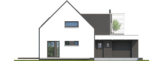 Markus G1 - Projekt domu Markus G1 - elewacja frontowa