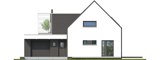 Markus G1 - Projekt domu Markus G1 - elewacja frontowa