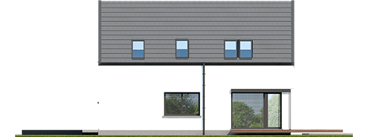 Markus G1 - Projekt domu Markus G1 - elewacja lewa