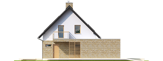Tobby G1 ENERGO - Projekt domu Tobiasz G1 ENERGO - elewacja lewa