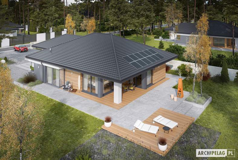 Projekt domu Tanita III G2 ENERGO PLUS - widok z góry