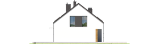 Projekt domu E4 G1 (wersja A) MULTI-COMFORT - elewacja lewa