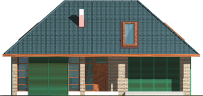 Sasha G2 - Projekt domu Sasza G2 - elewacja frontowa