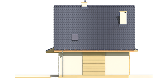 Adriana - Projekt domu Adriana - elewacja prawa