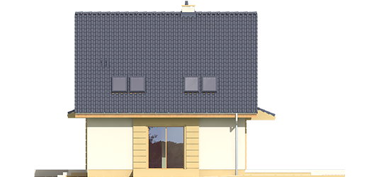 Adriana - Projekt domu Adriana - elewacja lewa