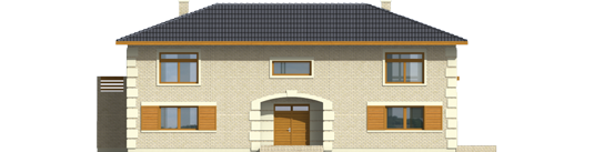 Bona - Projekt domu Bona - elewacja frontowa