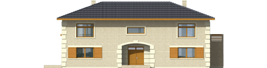 Bona - Projekt domu Bona - elewacja frontowa