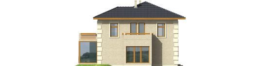 Bona - Projekt domu Bona - elewacja lewa