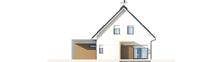 Projekt domu Tobiasz II G2 MULTI-COMFORT - elewacja prawa