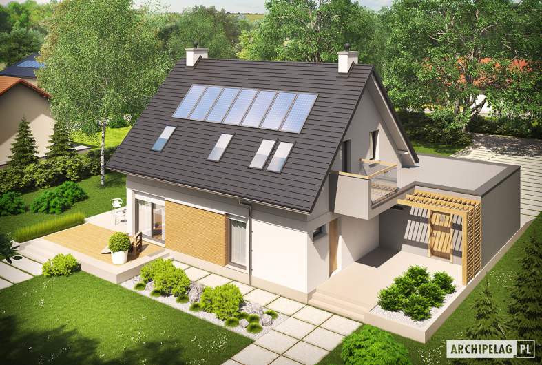 Projekt domu Tobiasz II G2 MULTI-COMFORT - widok z góry