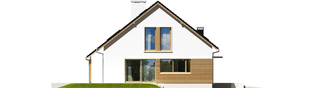 Projekt domu Alba G1 MULTI-COMFORT - elewacja lewa