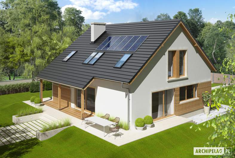 Projekt domu Alba G1 MULTI-COMFORT - Projekty domów ARCHIPELAG - Alba G1 MULTI-COMFORT - widok z góry