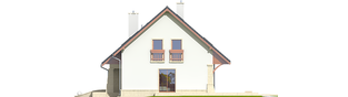 Projekt domu Jurek G1 Leca® DOM - elewacja prawa