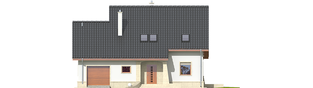 Projekt domu Jurek G1 Leca® DOM - elewacja frontowa