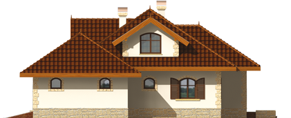 Margaret II G2 - Projekt domu Marysia II G2 - elewacja lewa