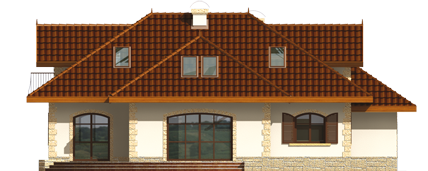 Margaret II G2 - Projekt domu Marysia II G2 - elewacja tylna