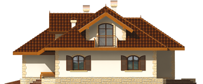 Margaret II G2 - Projekt domu Marysia II G2 - elewacja prawa