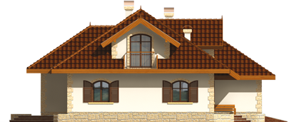 Margaret II G2 - Projekt domu Marysia II G2 - elewacja prawa